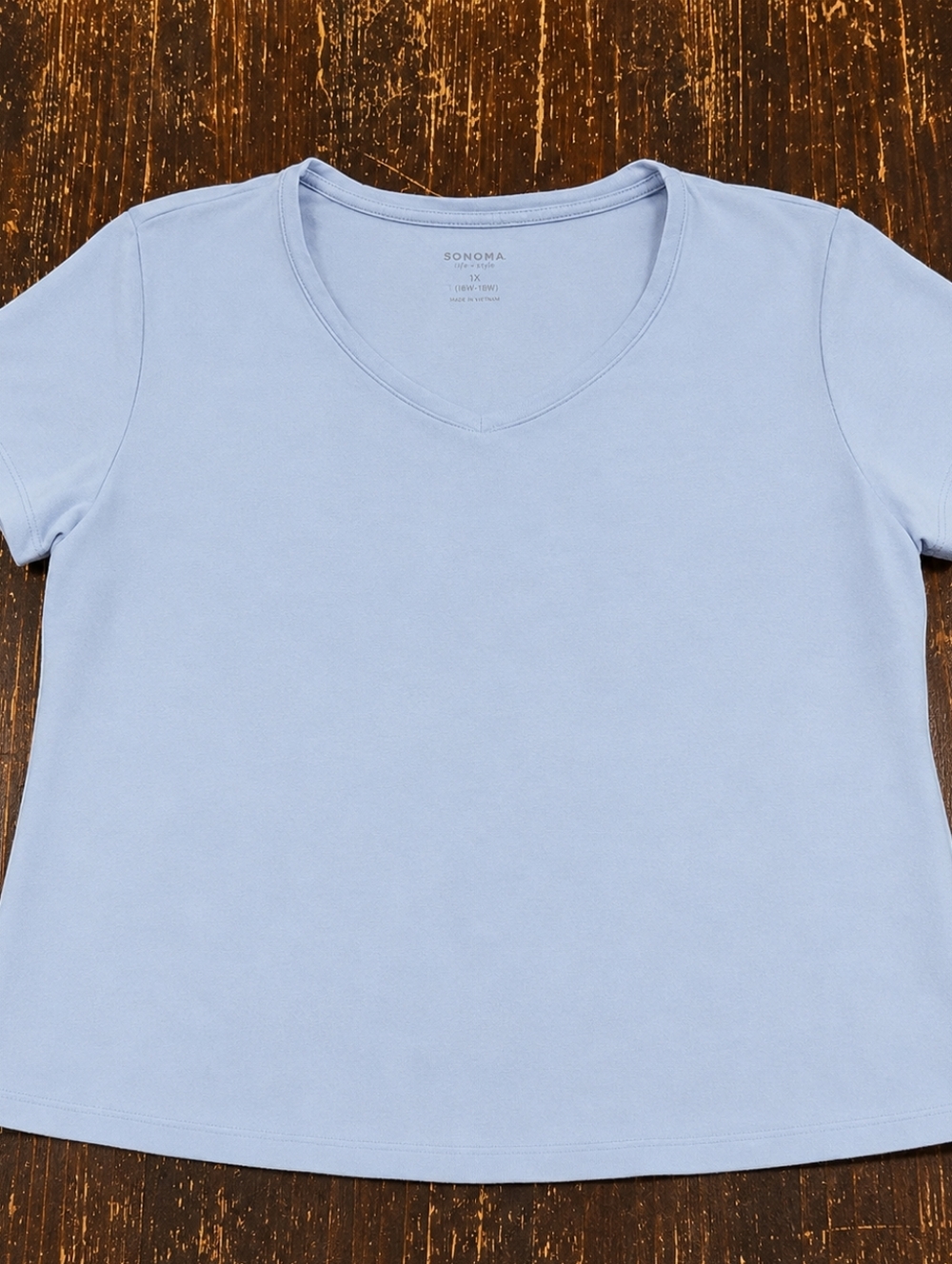 Mossimo Supply Co. Sky Blue Short Sleeve Tee